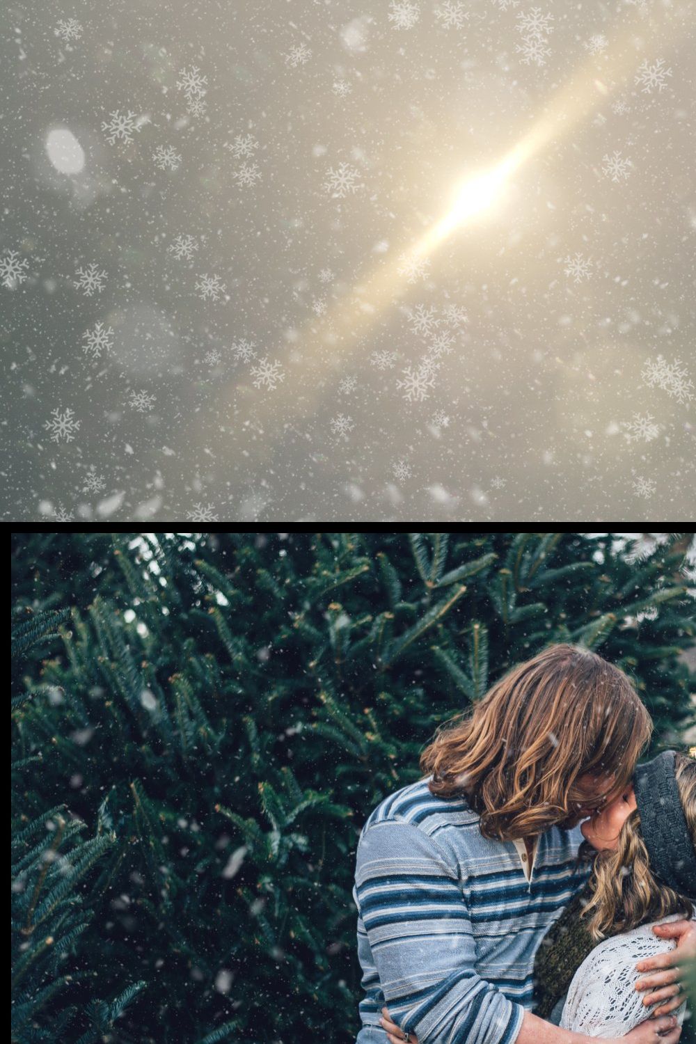 80 Snowflake Photo Overlays pinterest preview image.