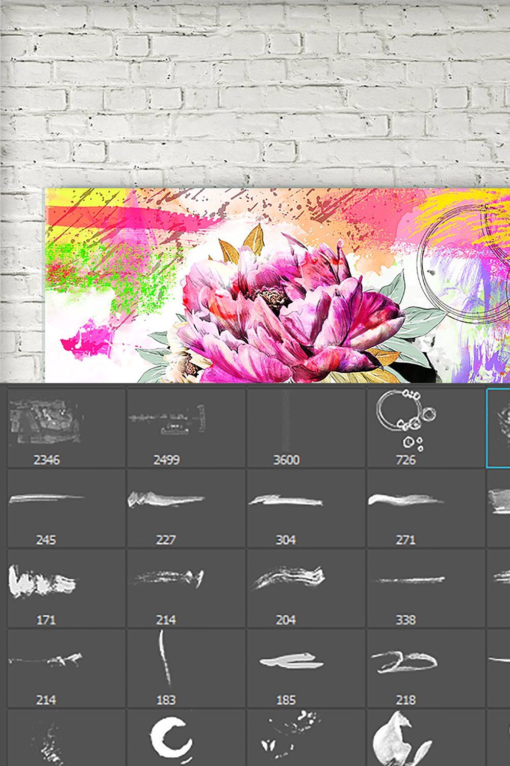 80%OFF Abstract Painting Php Brushes pinterest preview image.