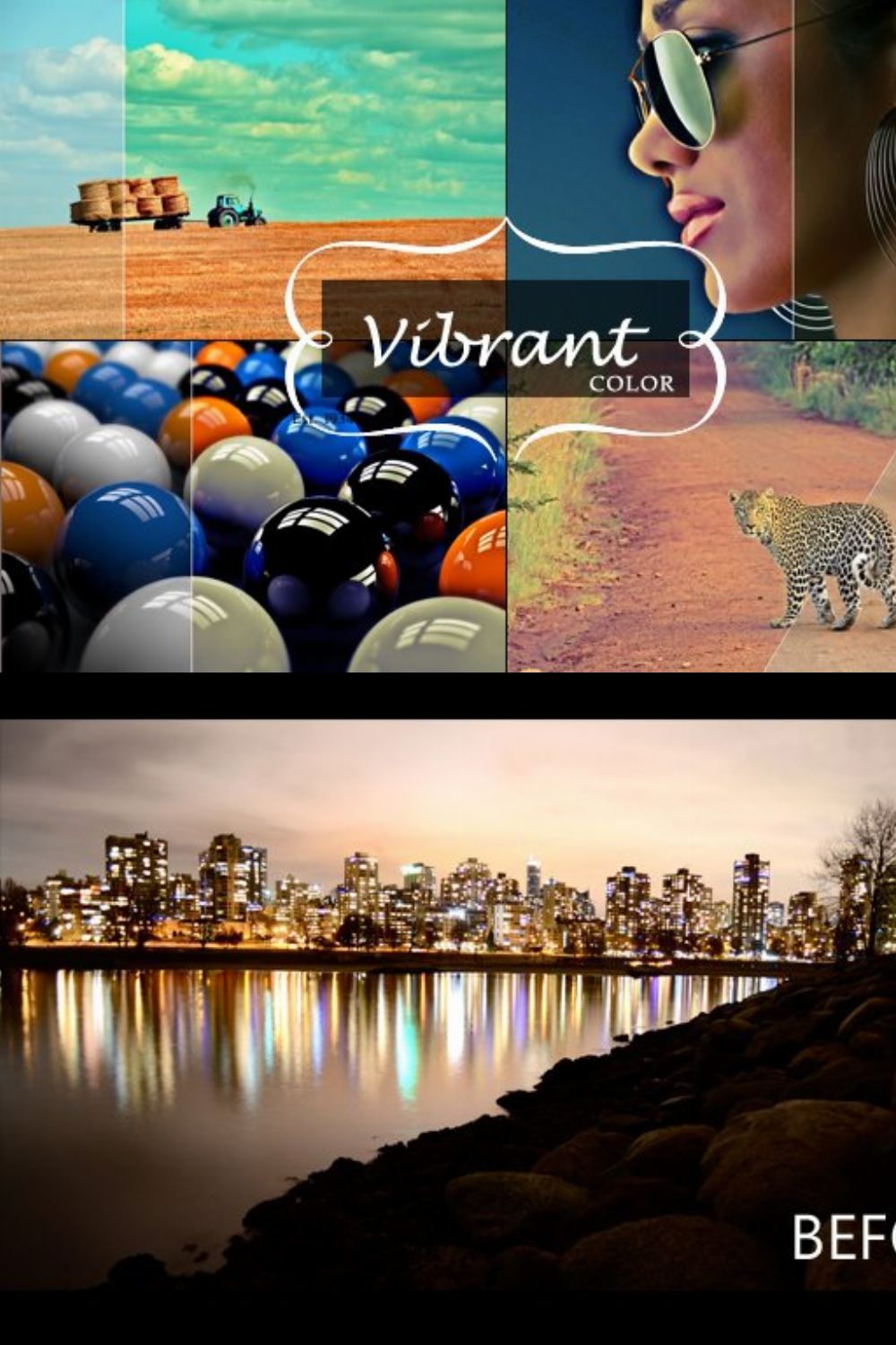 (85% off) HDR - Vibrant color pinterest preview image.