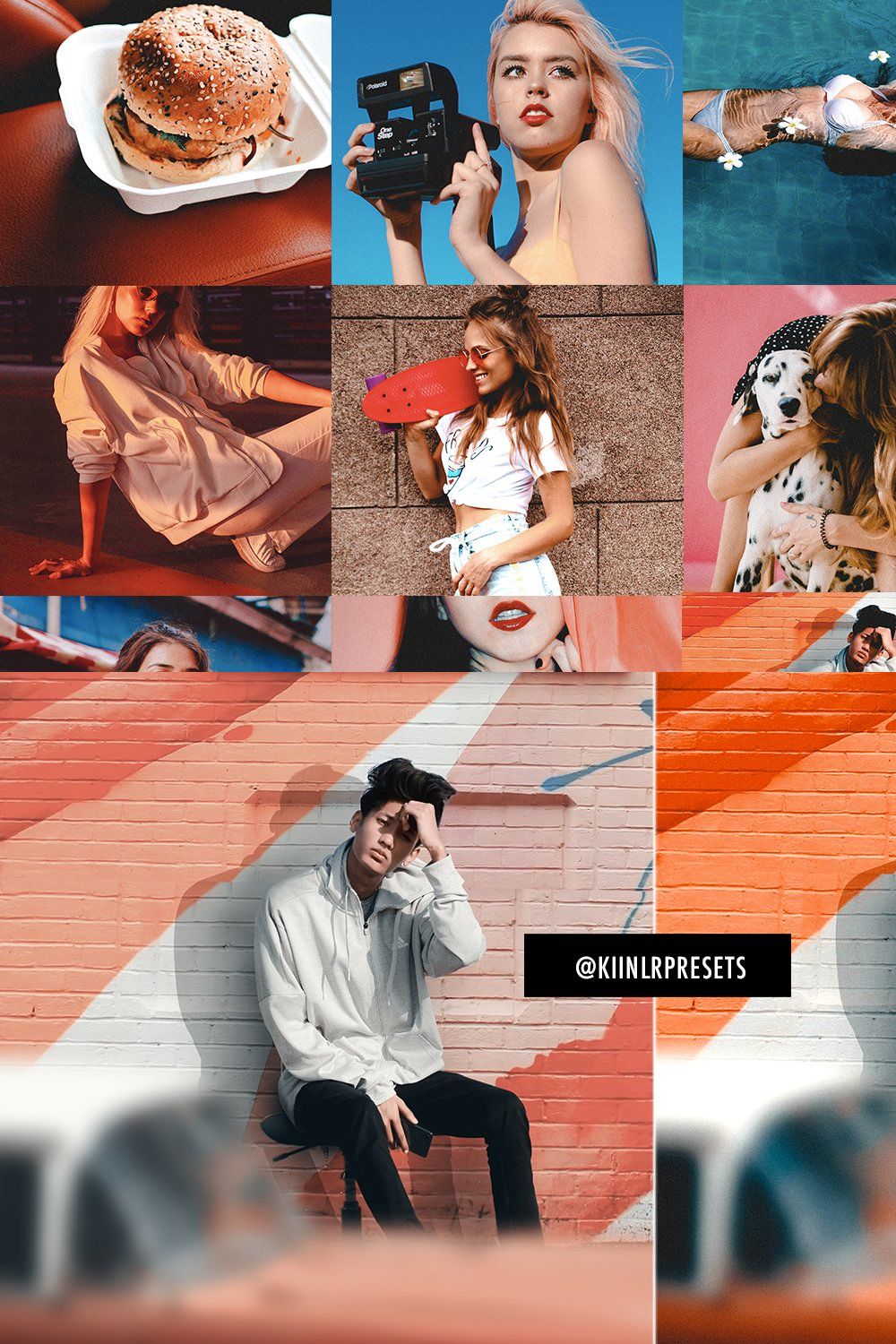 90s LIGHTROOM MOBILE PRESETS pinterest preview image.