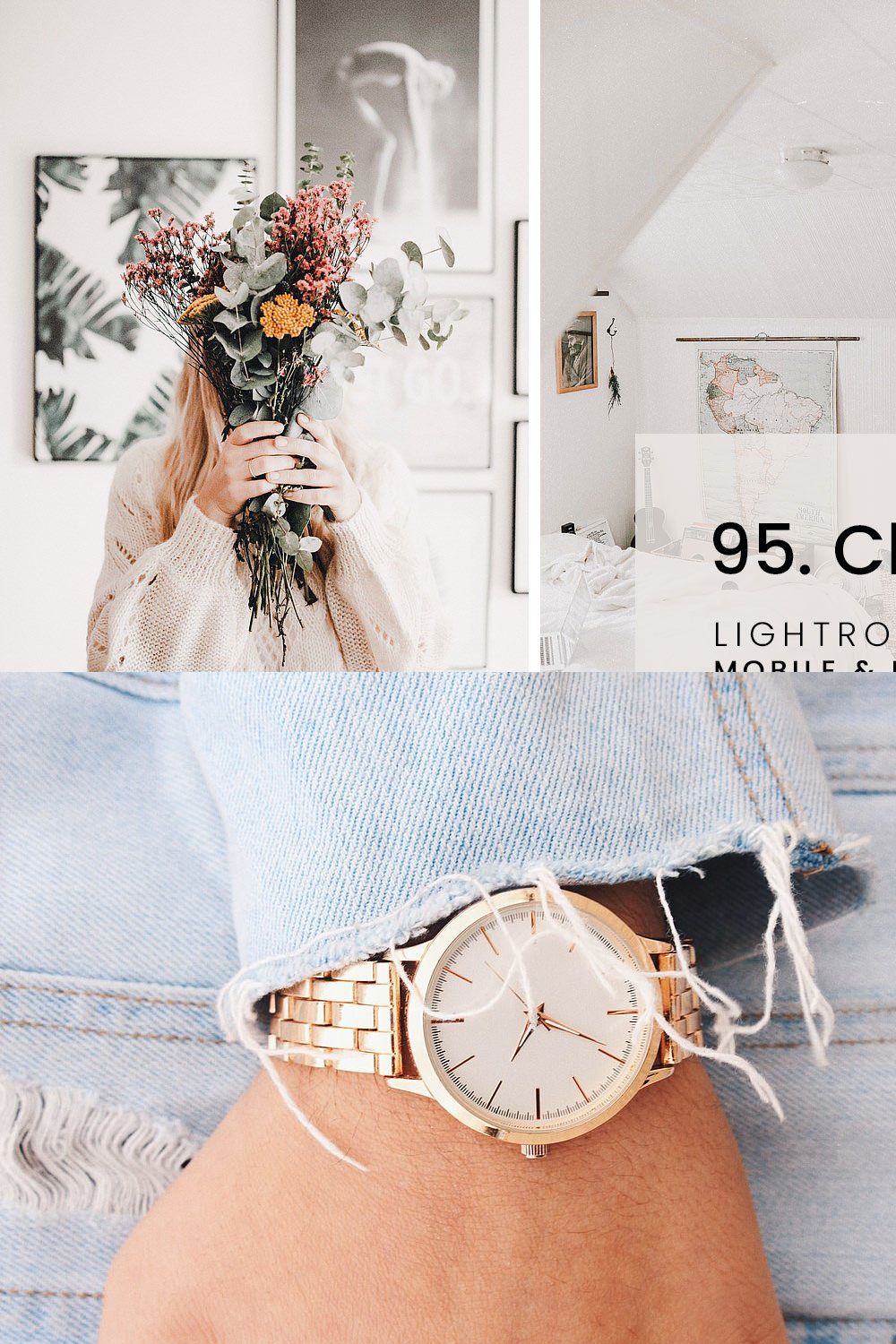 95. Clean & Soft Presets pinterest preview image.