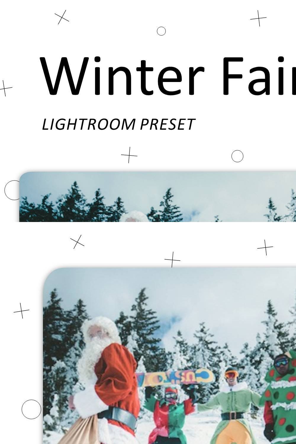 A Winter's Tale - Lightroom Presets pinterest preview image.
