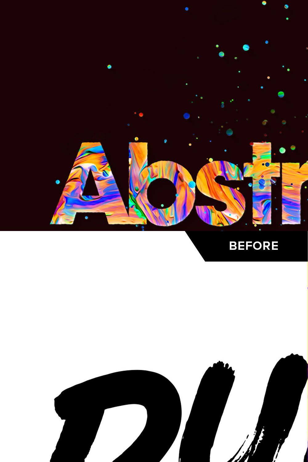 Abstracter: Smart PSD + Layer Styles pinterest preview image.