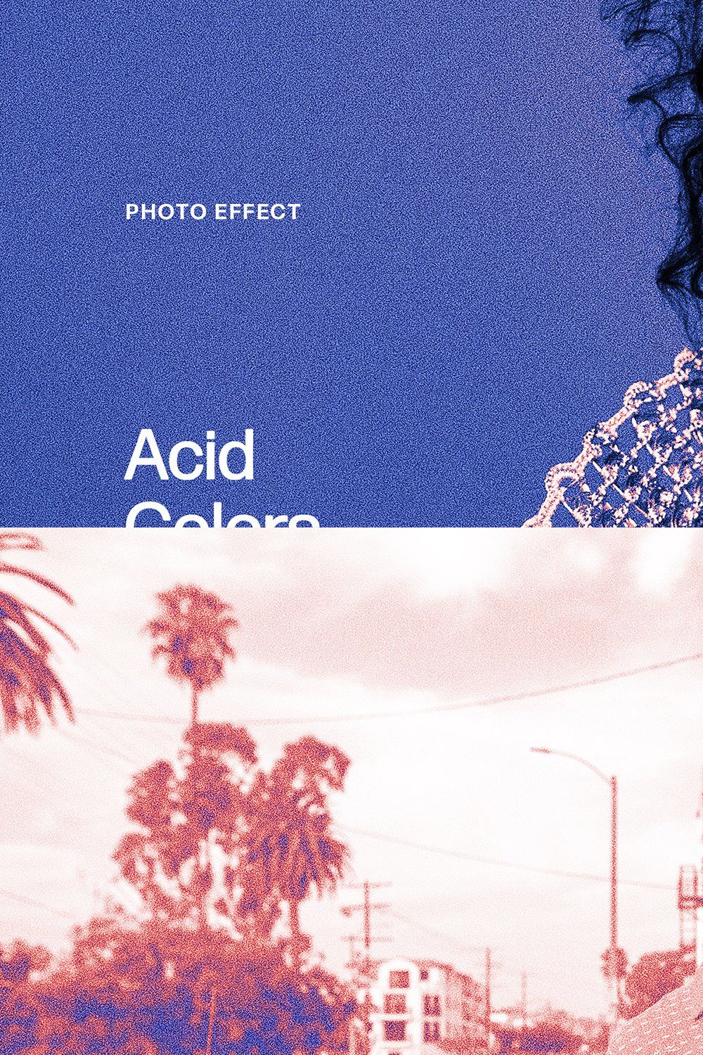 Acid Colors Effect pinterest preview image.