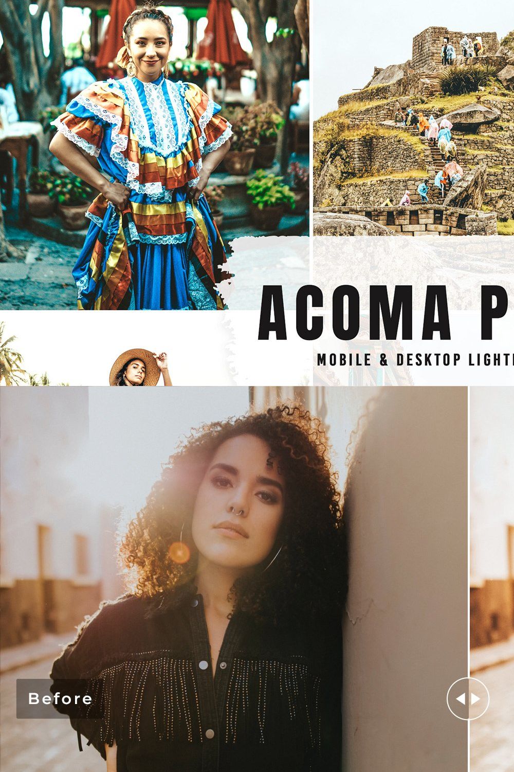 Acoma Pueblo Pro Lightroom Presets pinterest preview image.