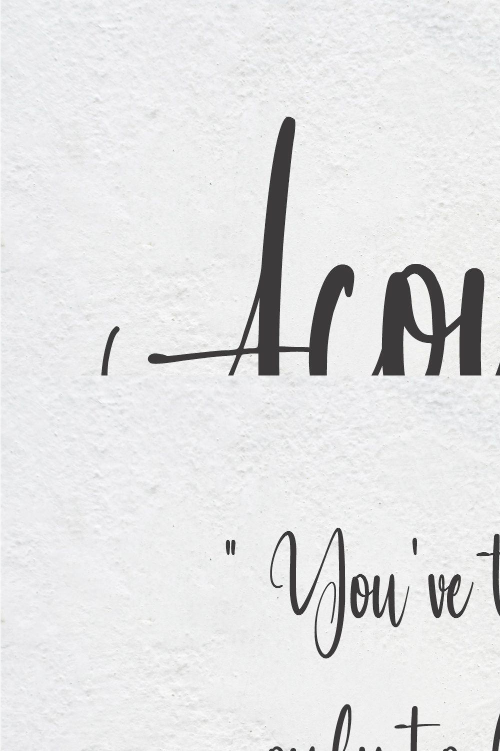 Acoustic - Swash Calligraphy Font pinterest preview image.