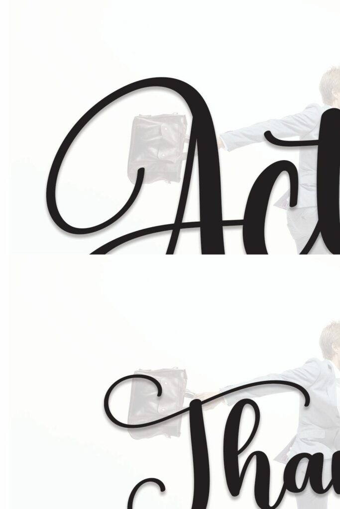 Action | Script Font – MasterBundles