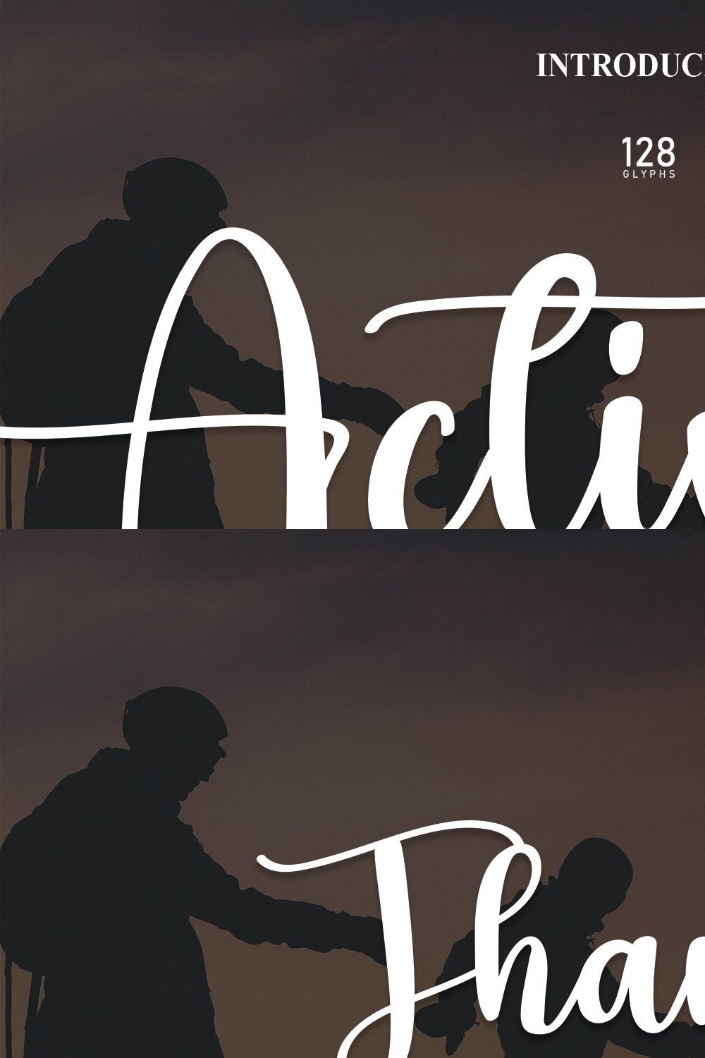 Activity | Script Font pinterest preview image.