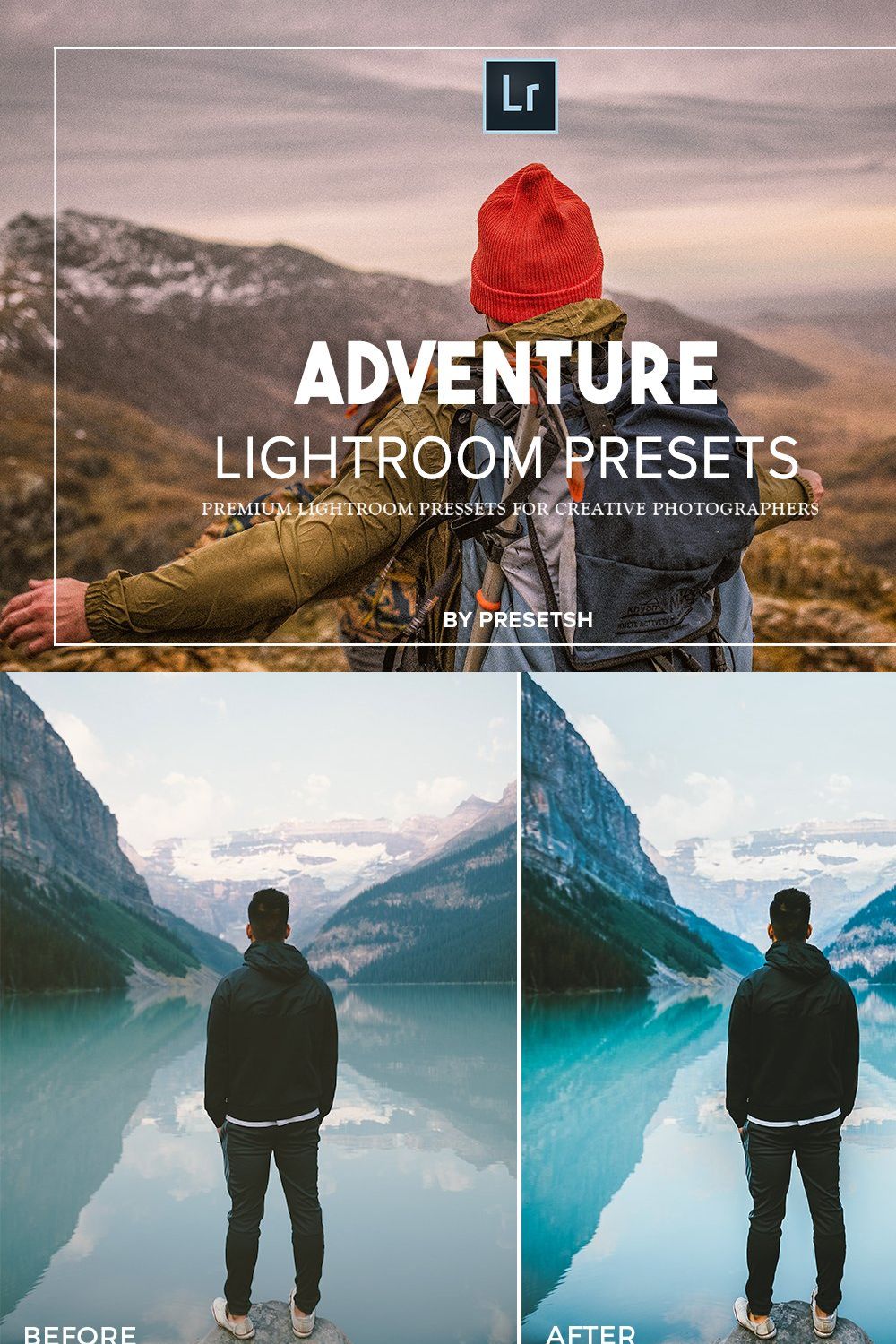 Adventure Lightroom Presets pinterest preview image.