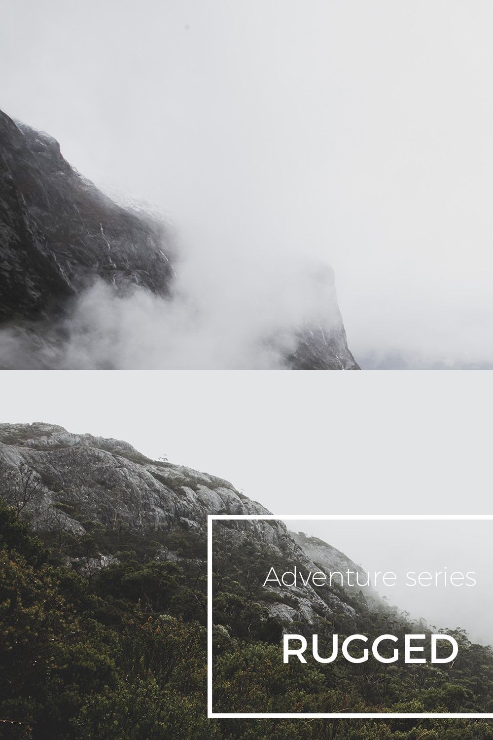 Adventure Series: Rugged LR Preset pinterest preview image.