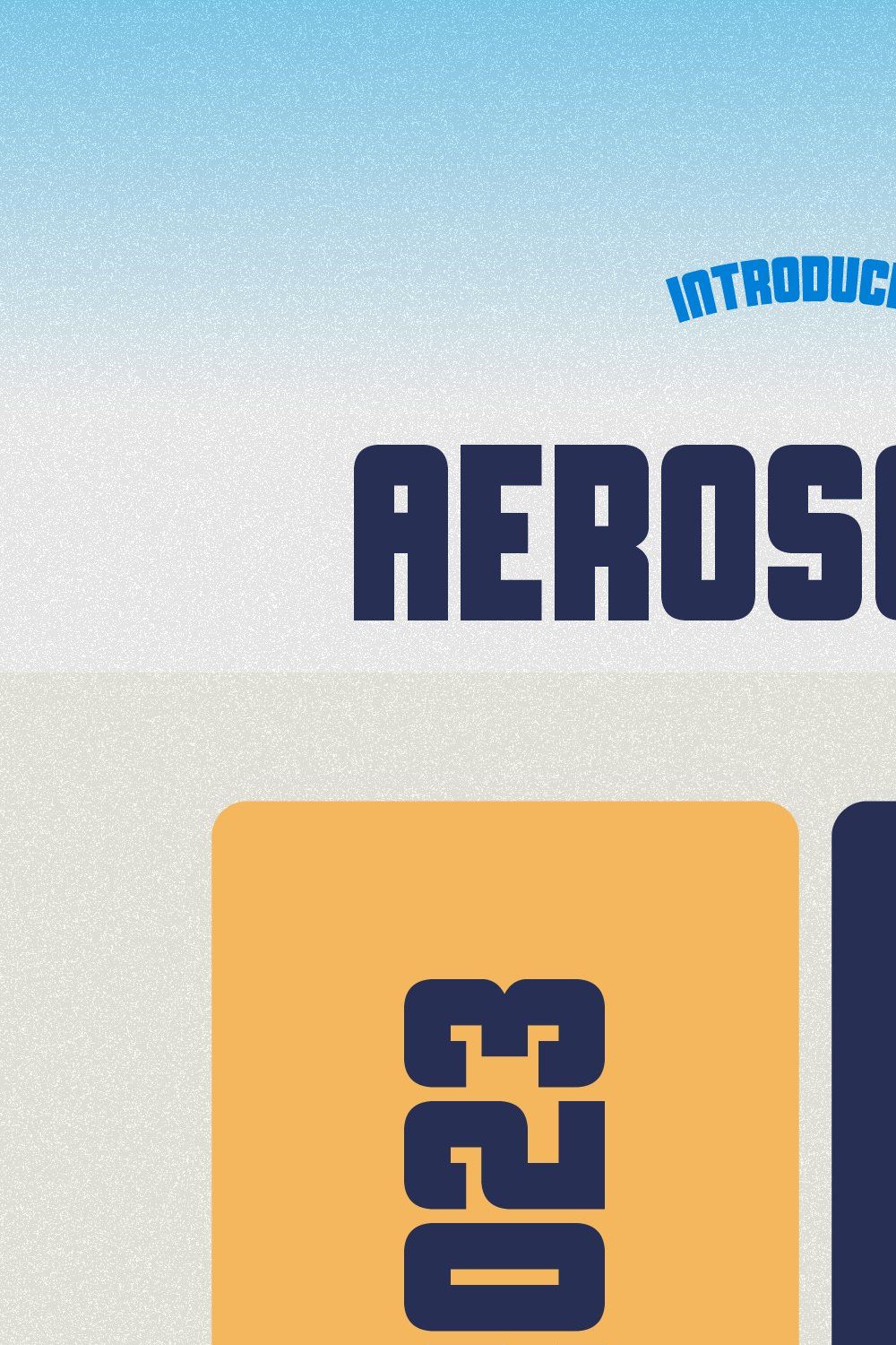 Aeroscope Font pinterest preview image.