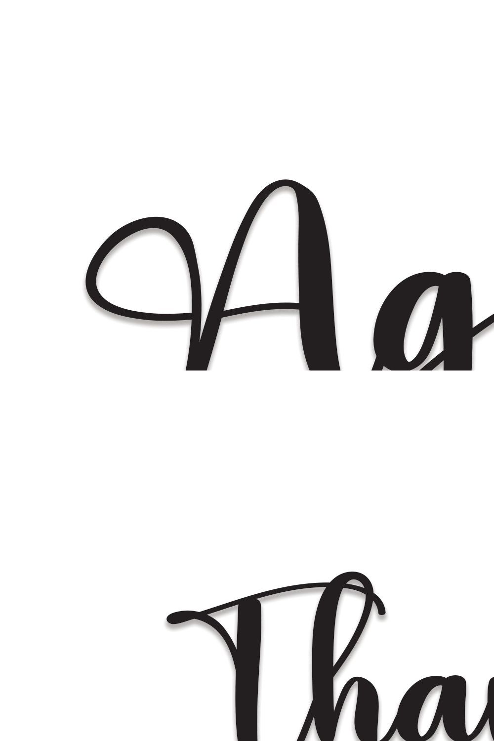 Agile | Script Font pinterest preview image.