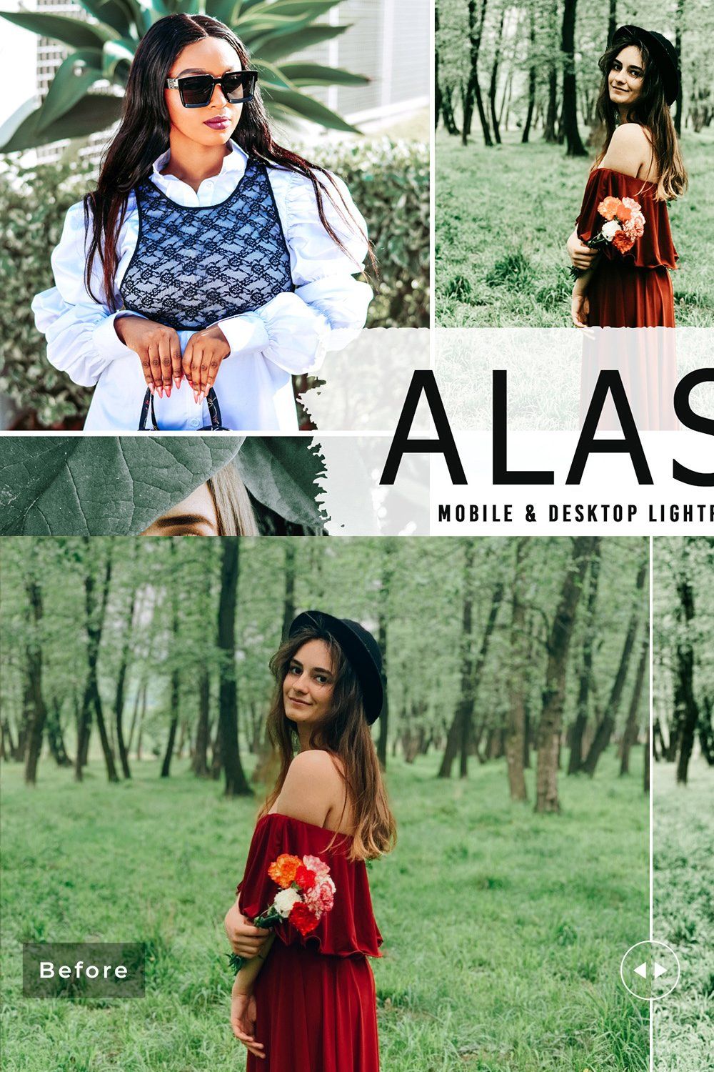 Alasia Pro Lightroom Presets pinterest preview image.