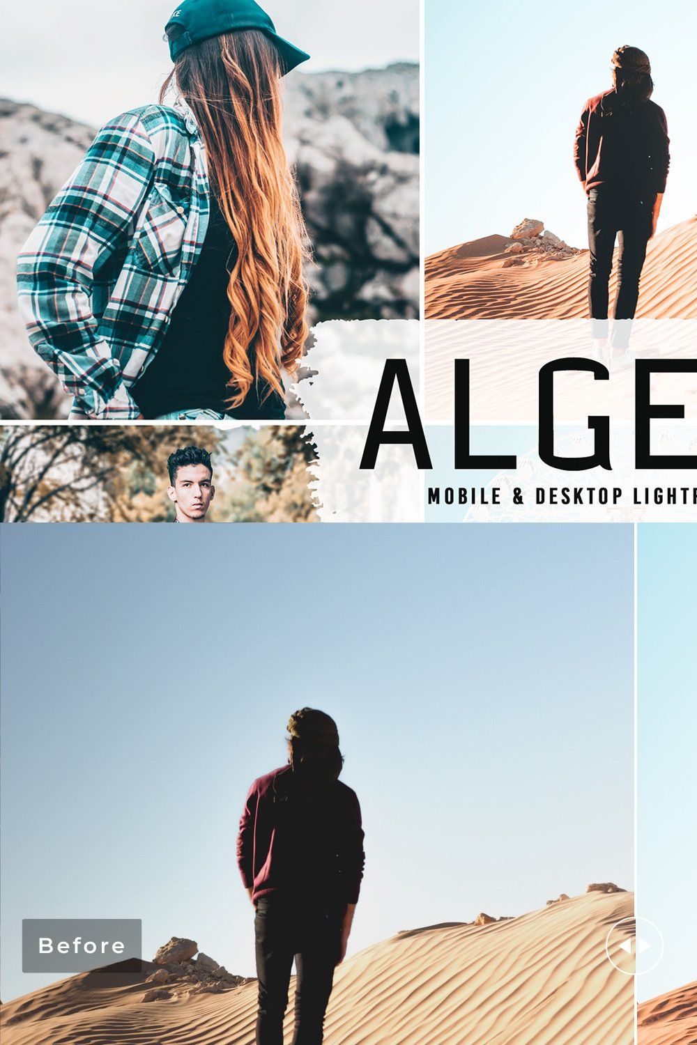 Algeria Pro Lightroom Presets pinterest preview image.