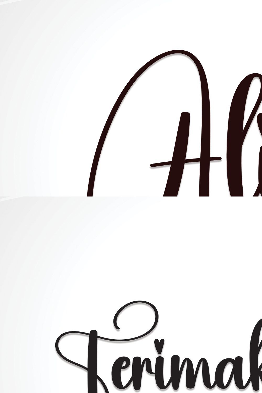 Alive | Script Font pinterest preview image.