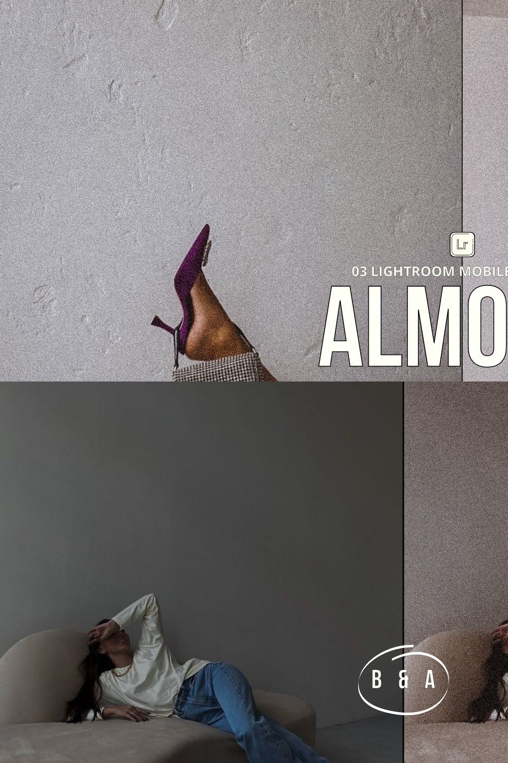 ALMOND MOBILE LIGHTROOM PRESETS pinterest preview image.