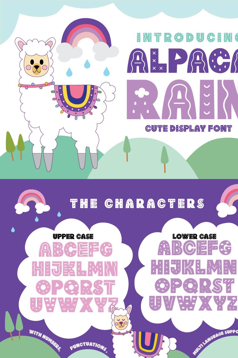 Alpaca Rain pinterest preview image.