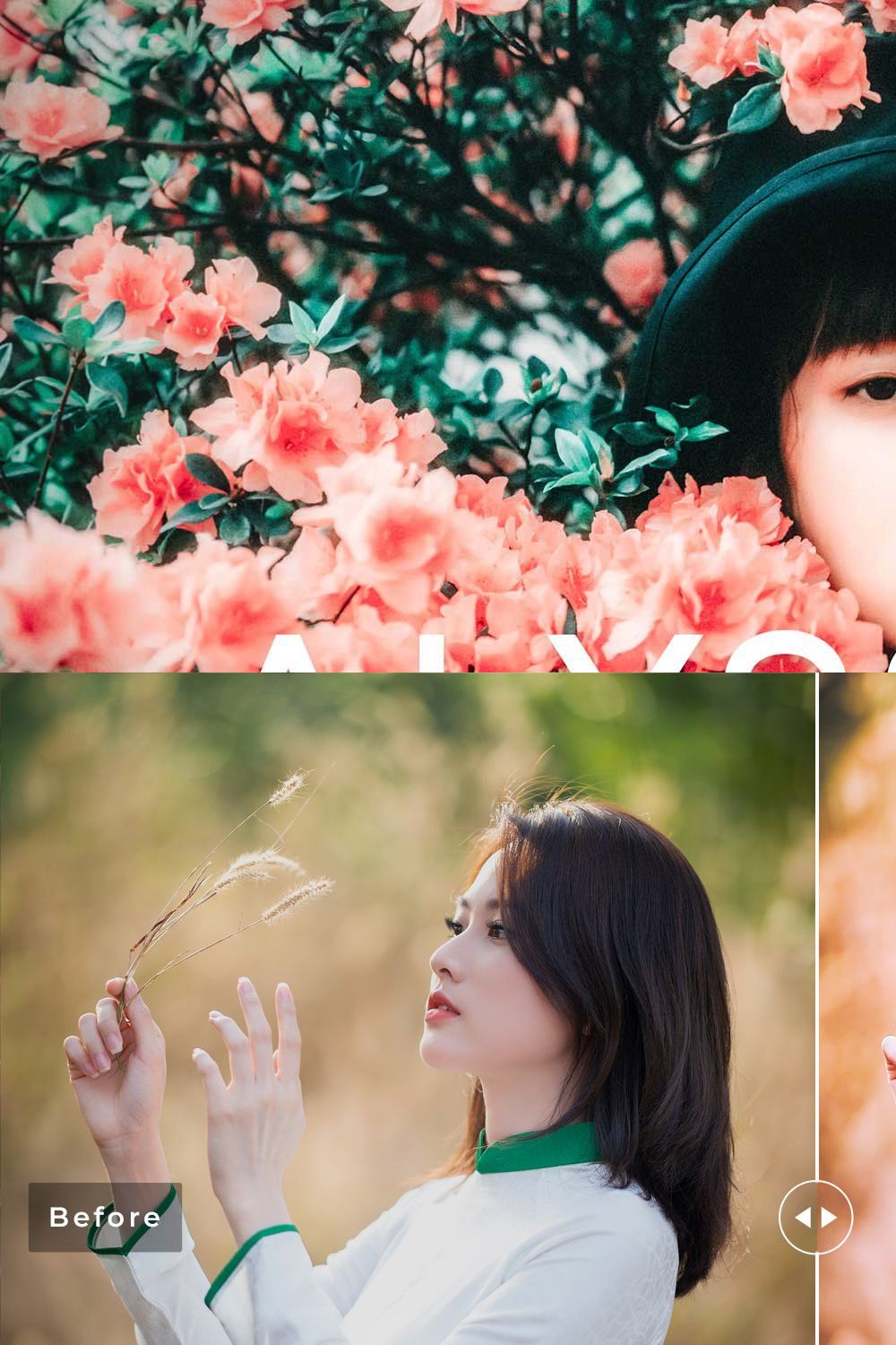 Alyssum Pro Lightroom Presets pinterest preview image.