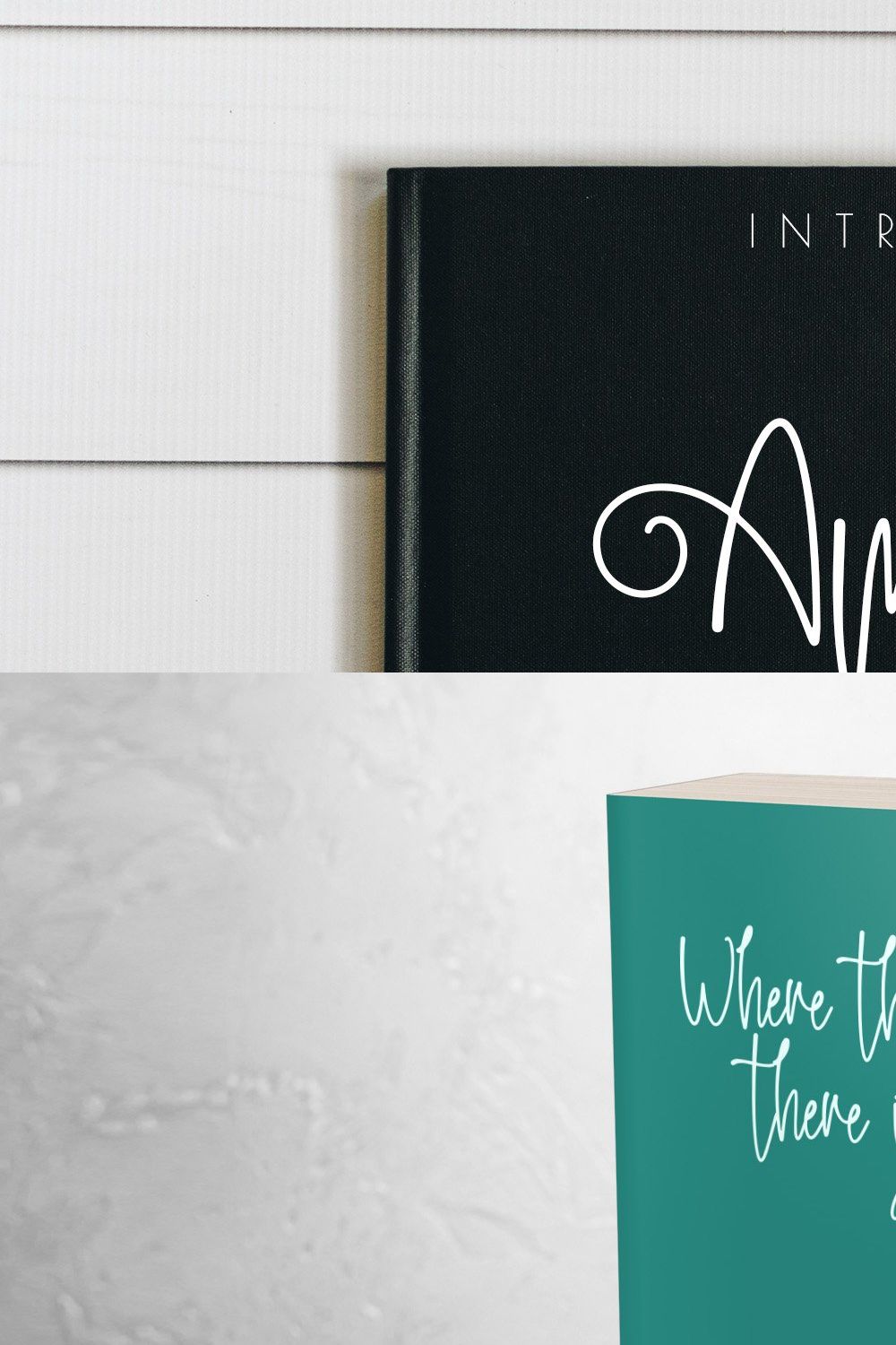 Amarti Satra - Handwritten Font pinterest preview image.