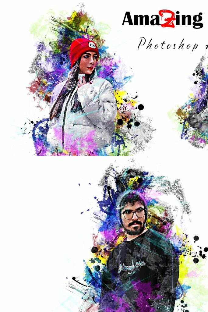 Amazing Effect Photoshop Action – MasterBundles
