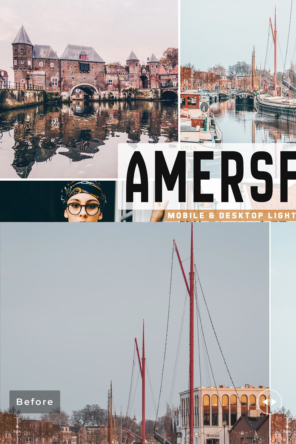 Amersfoort Pro Lightroom Presets pinterest preview image.