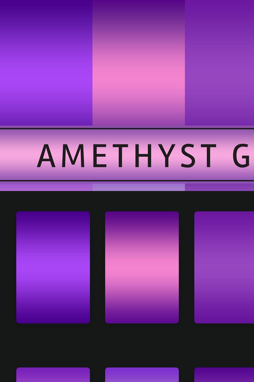 Amethyst Gradients pinterest preview image.