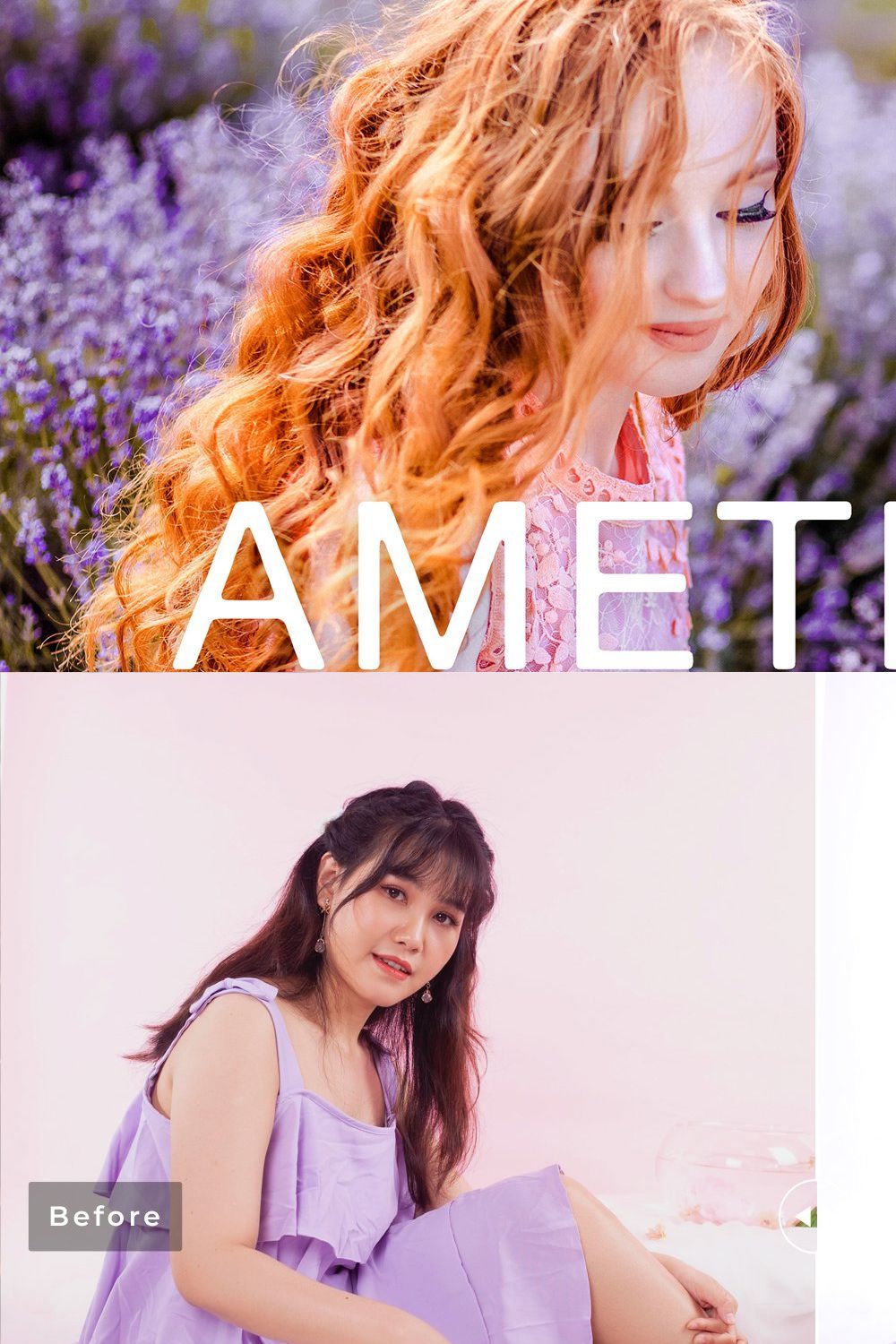 Ametrine Pro Lightroom Presets pinterest preview image.