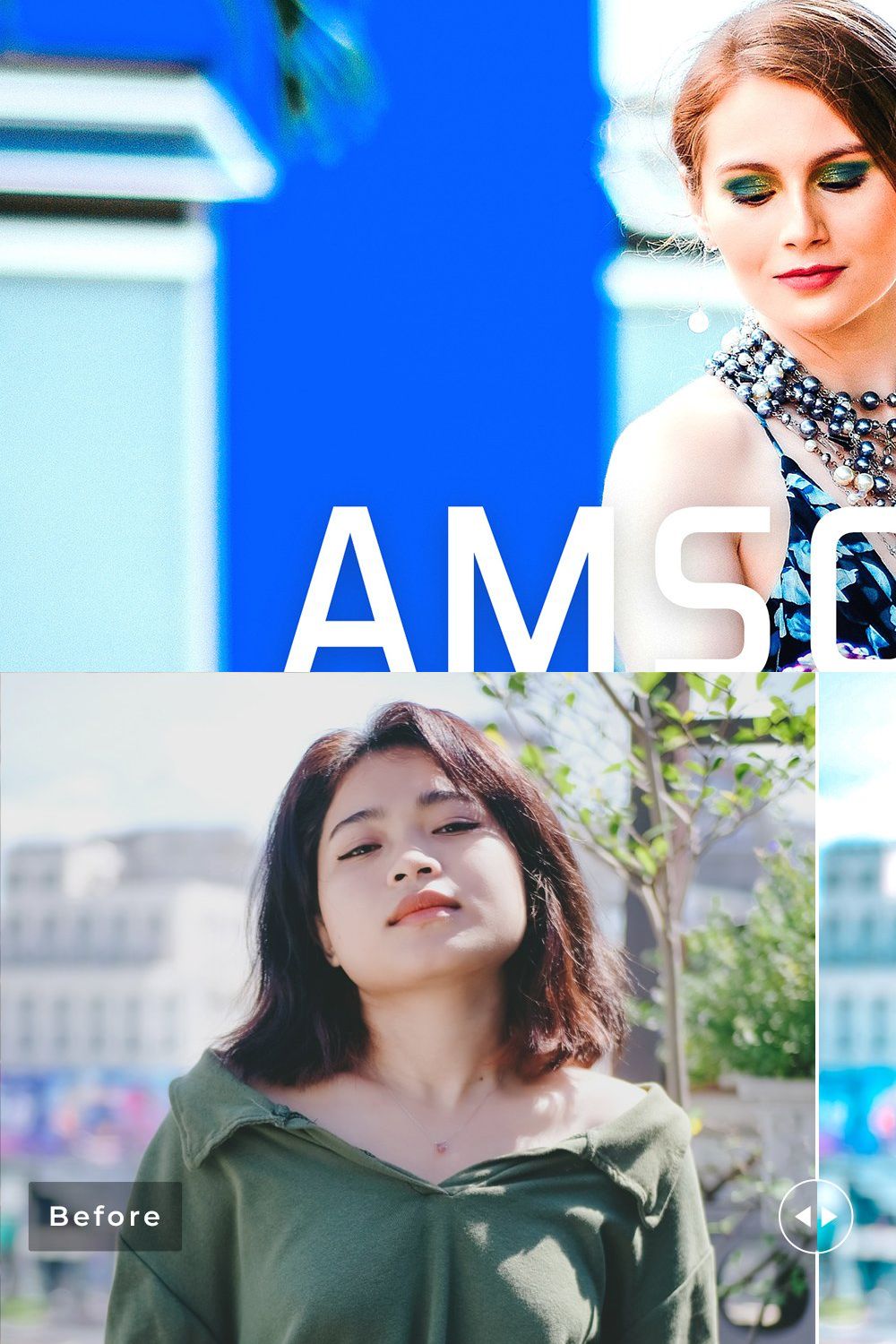 Amsonia Pro Lightroom Presets pinterest preview image.