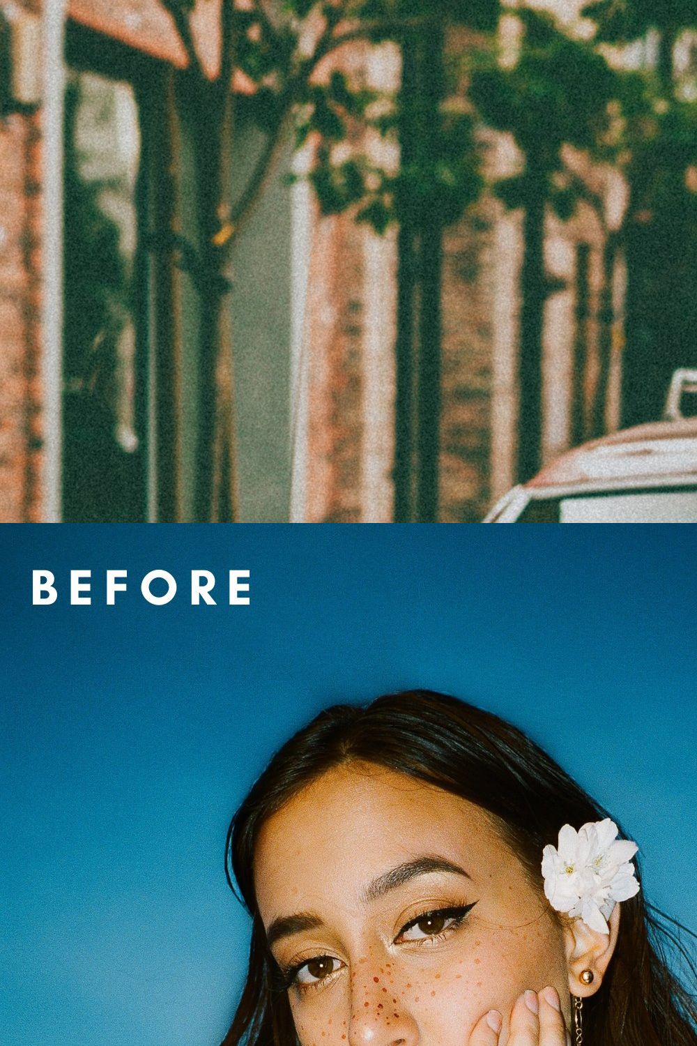 Analog Camera Lightroom Presets pinterest preview image.