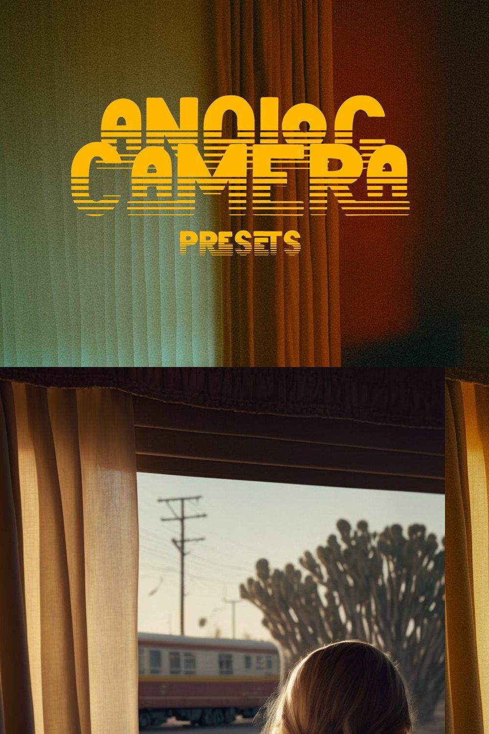 ANALOG CAMERA PRESETS pinterest preview image.