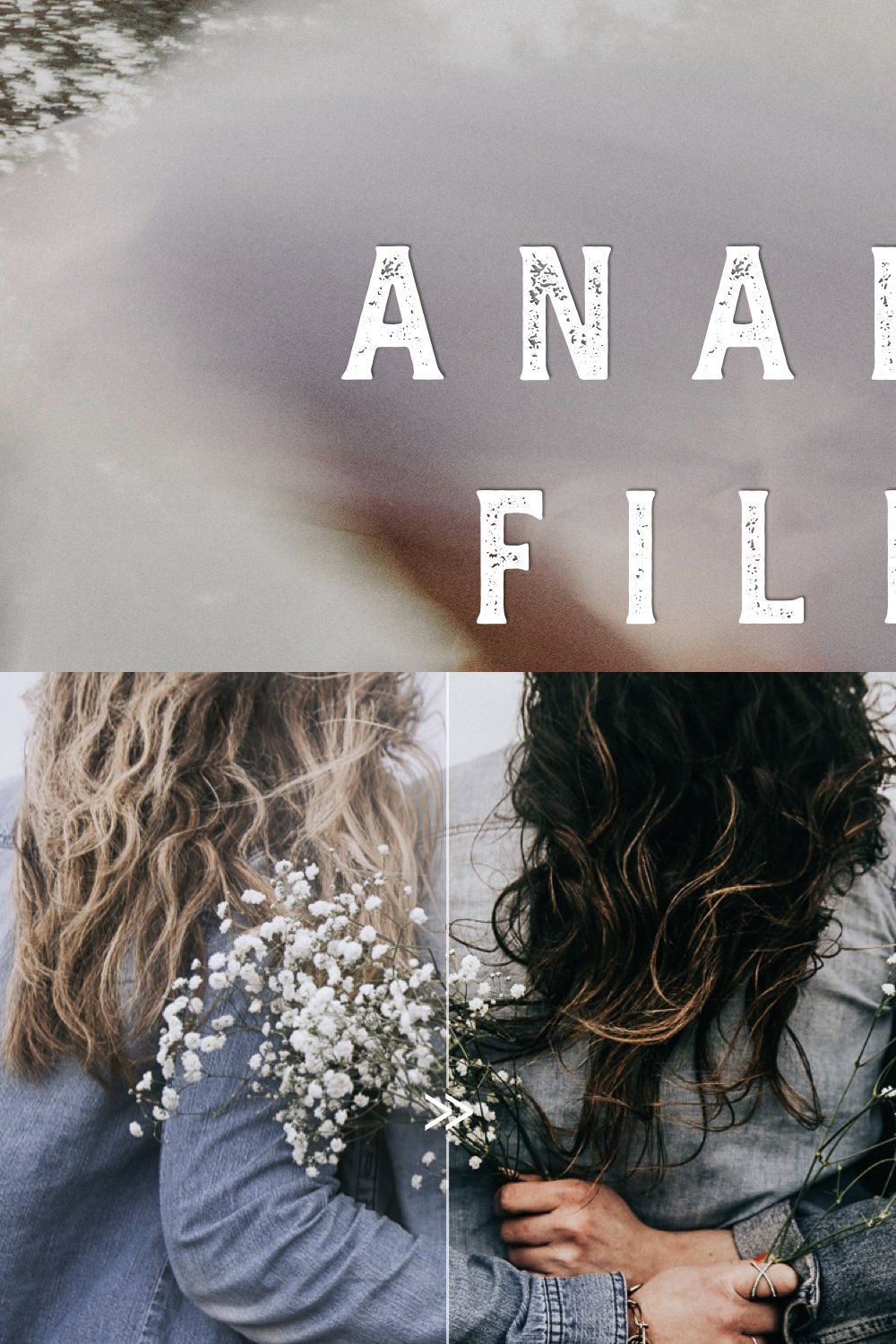 ANALOG FILM Inspired Moody Presets pinterest preview image.