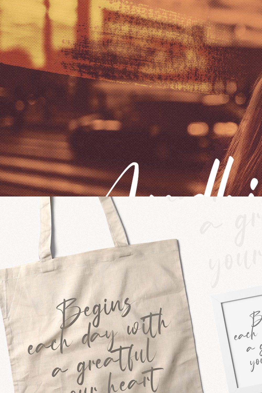 Andhika Finta - Handwritten Font pinterest preview image.