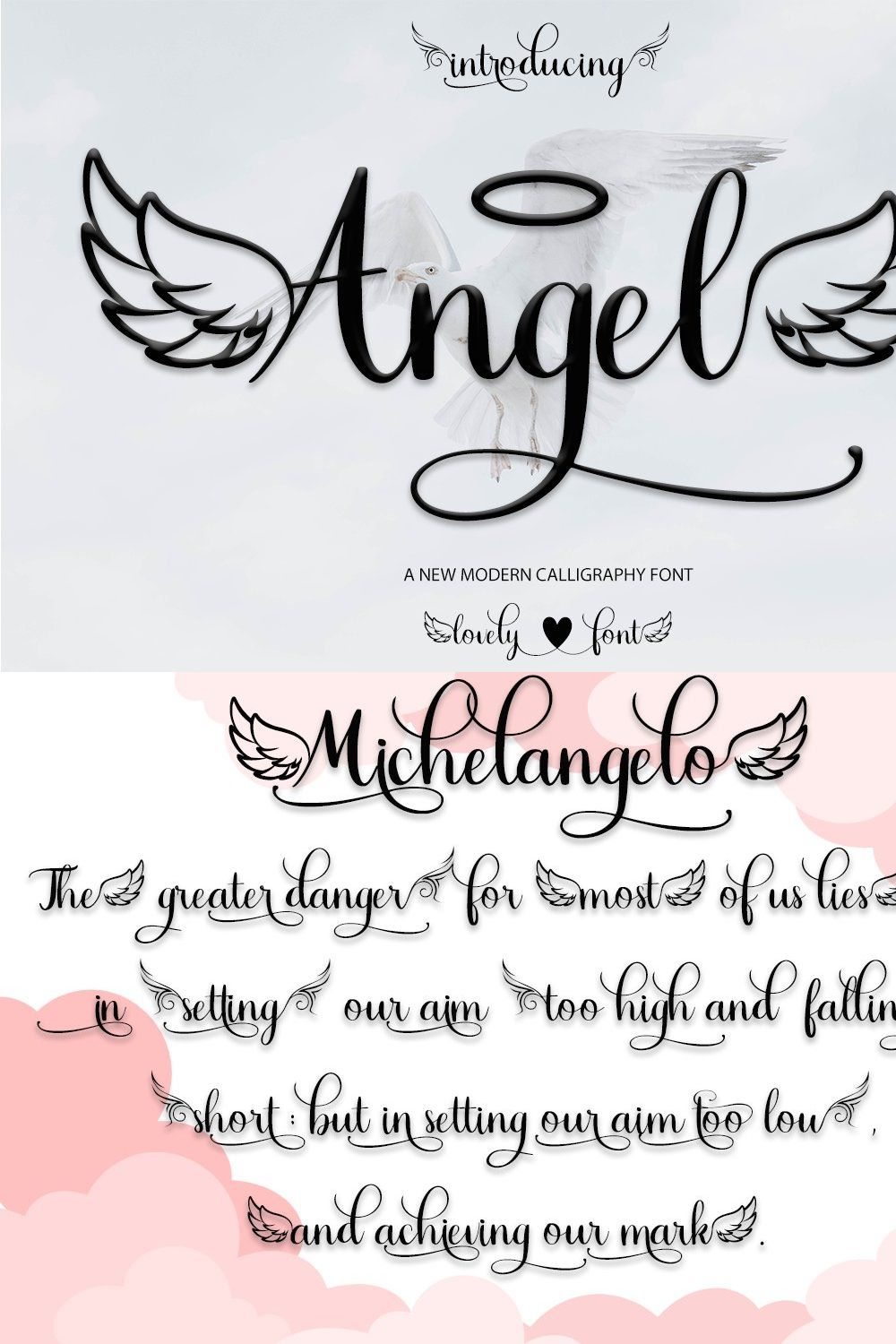 Angel pinterest preview image.