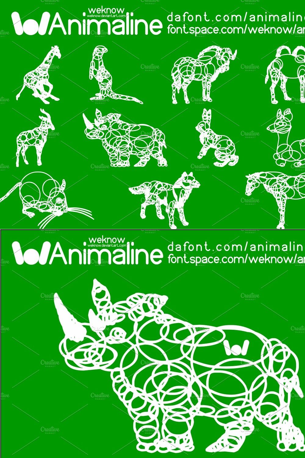 animaline dingbat pinterest preview image.