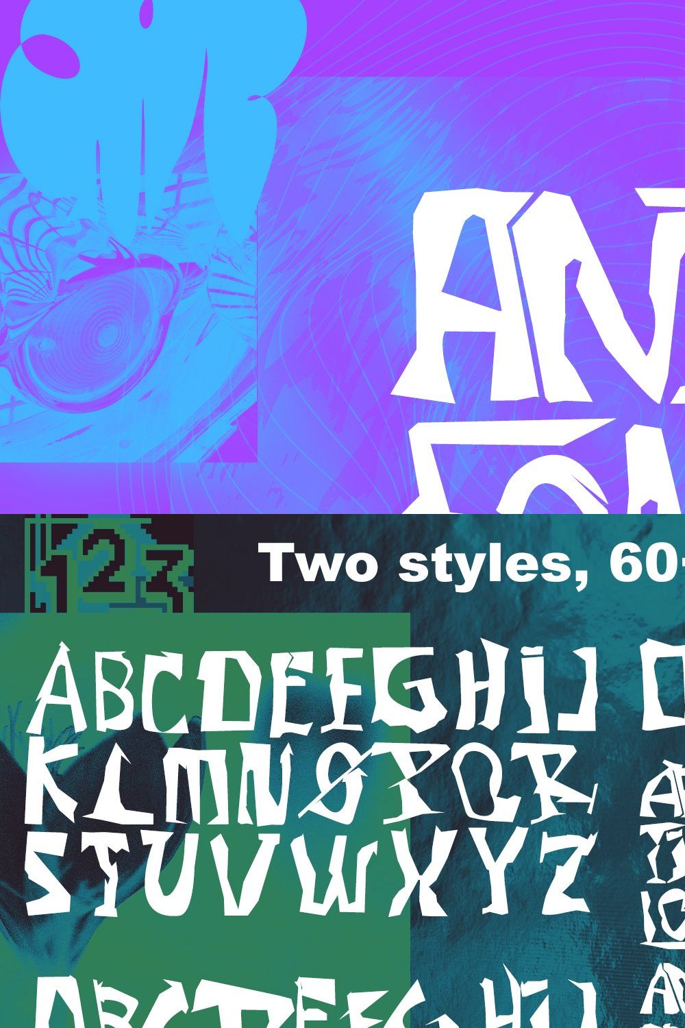 Anti-Font #3 | AntiDesign Collection pinterest preview image.