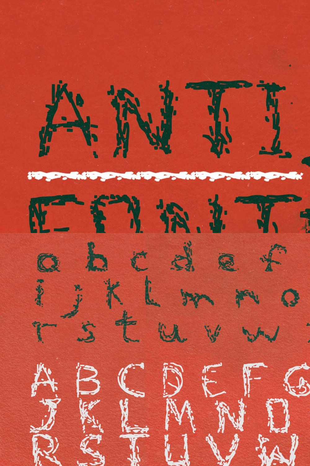 Anti-Font #6 pinterest preview image.