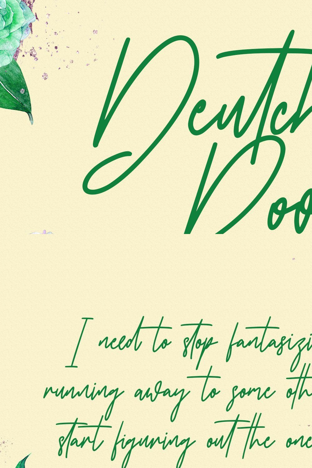 Antrophys Signature Script Font pinterest preview image.