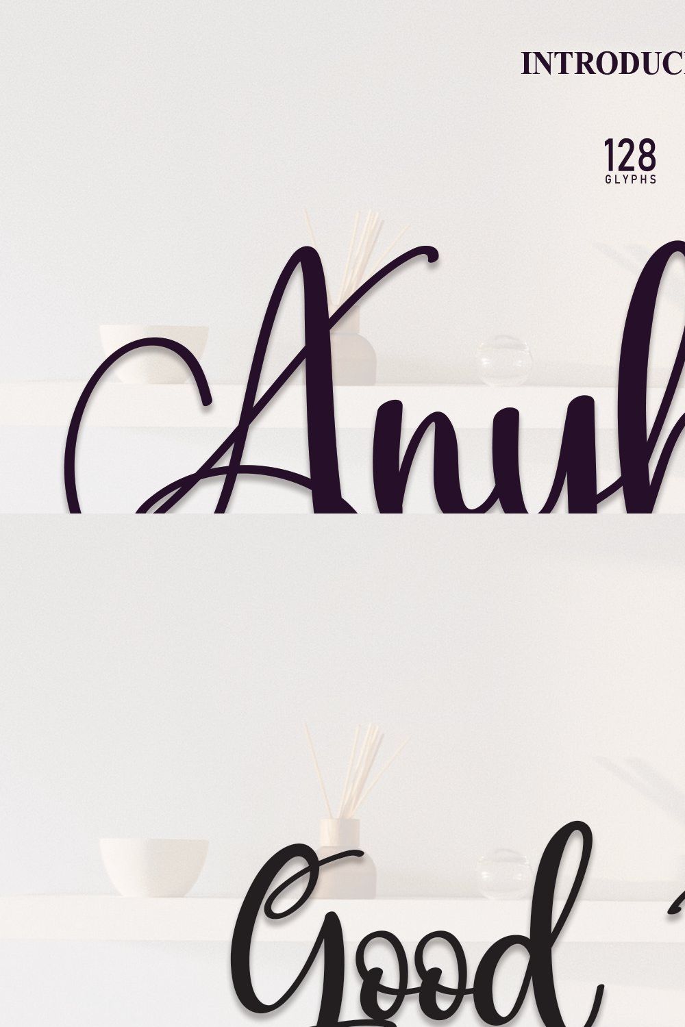 Anybody | Script Font pinterest preview image.