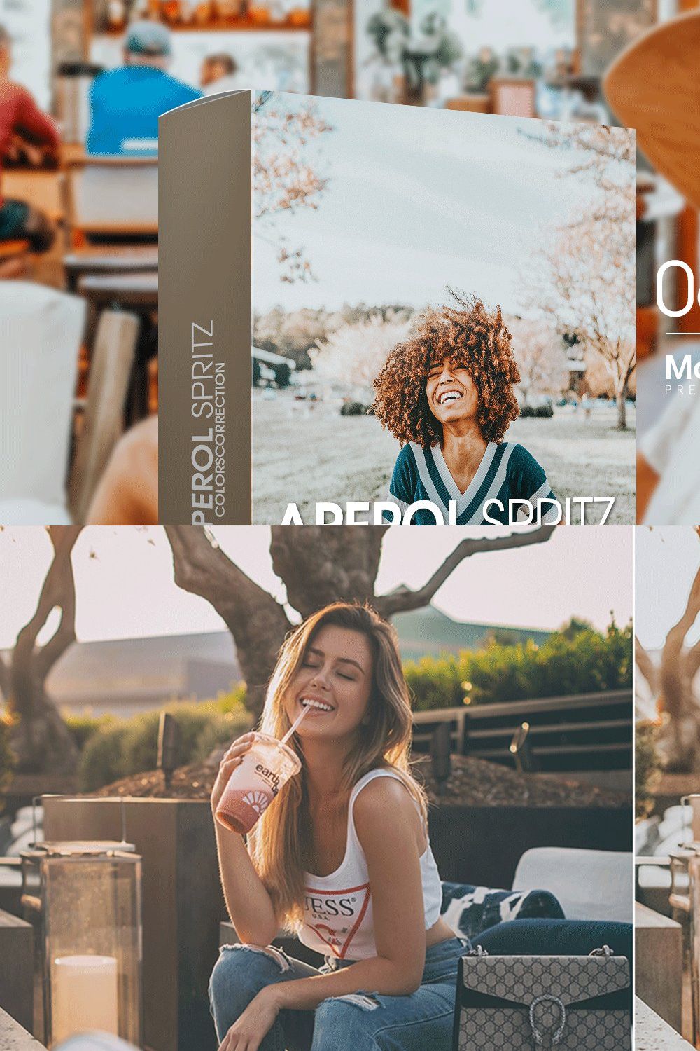 Aperol Spritz Lightroom Presets pinterest preview image.