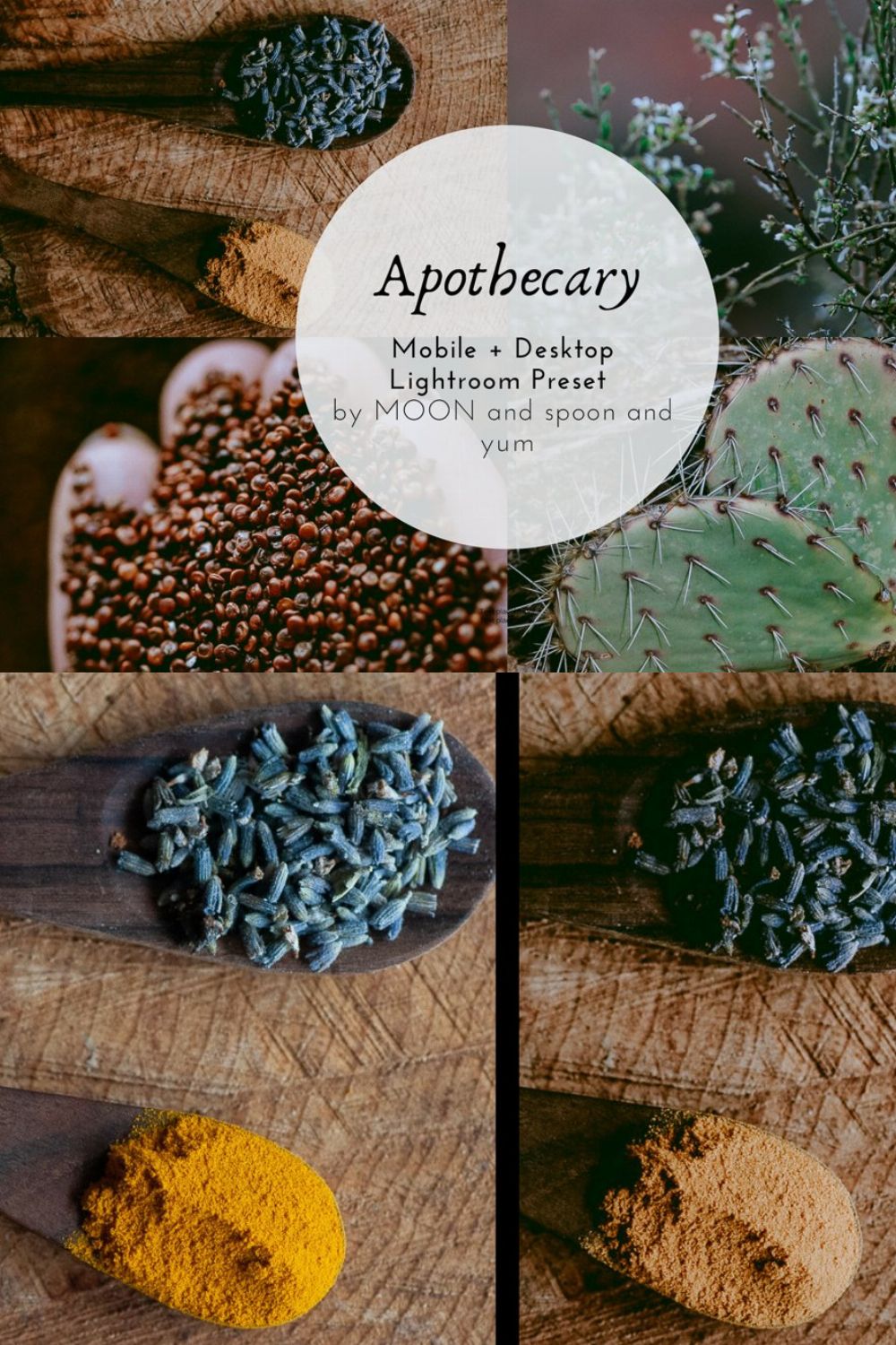 Apothecary Adobe Lightroom Preset pinterest preview image.