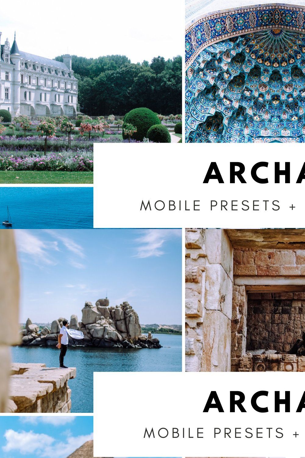 Archaic Mobile Lightroom Presets pinterest preview image.