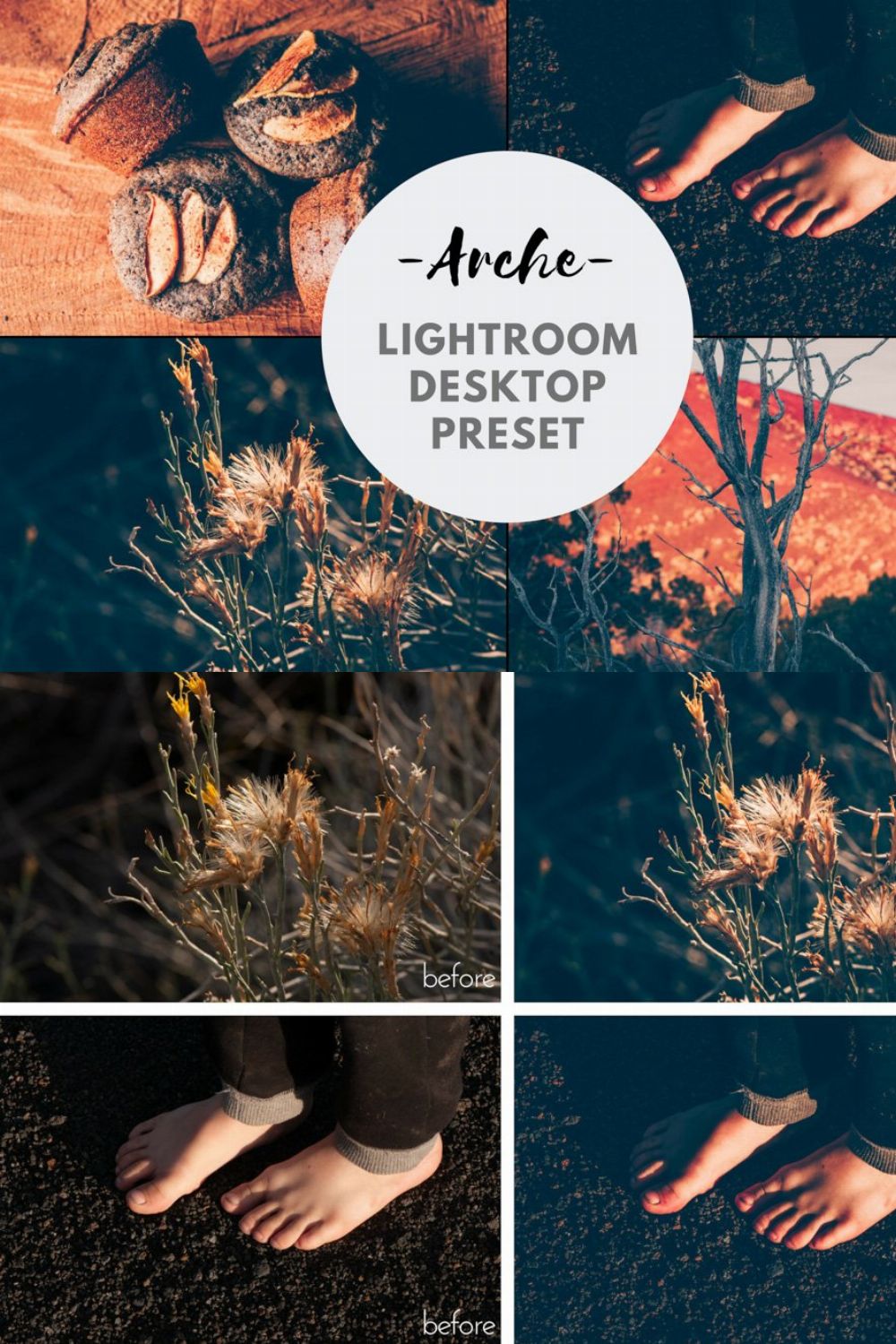 Arche Adobe Lightroom Preset pinterest preview image.