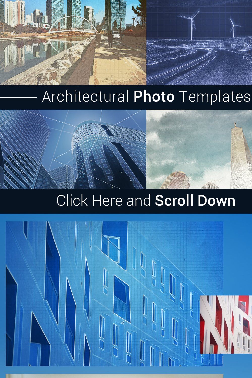 Architectural Photo Template pinterest preview image.