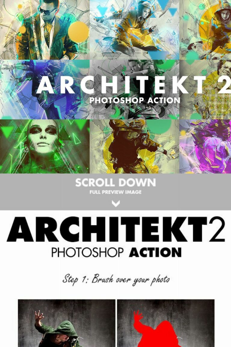 architekt photoshop action free download