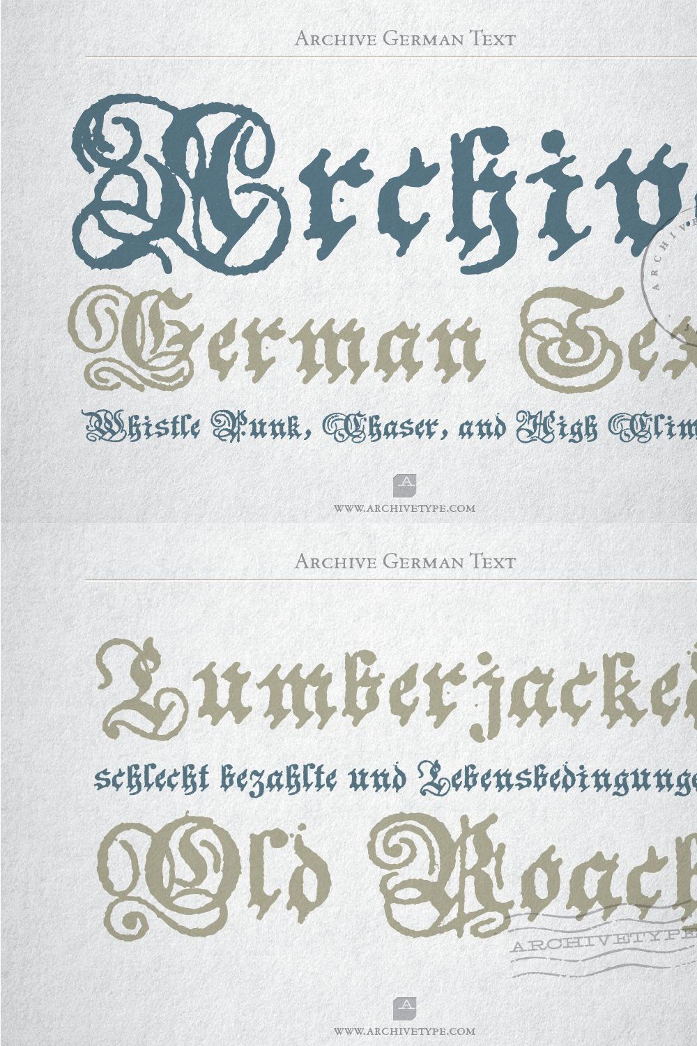 Archive German text pinterest preview image.