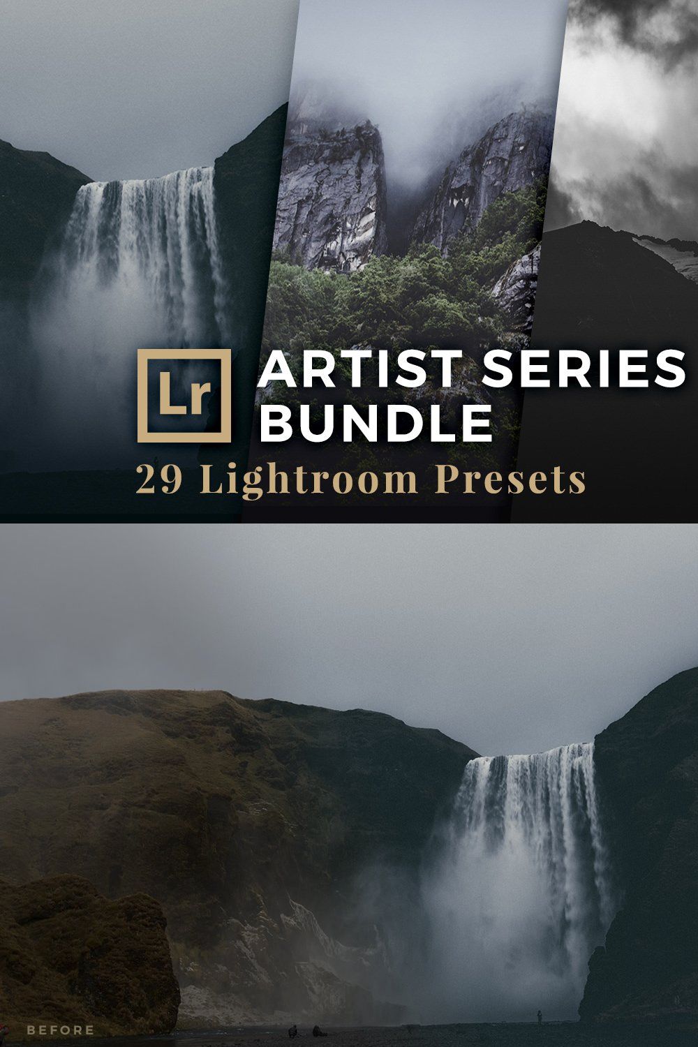 Artist Series Pack Lightroom Presets pinterest preview image.