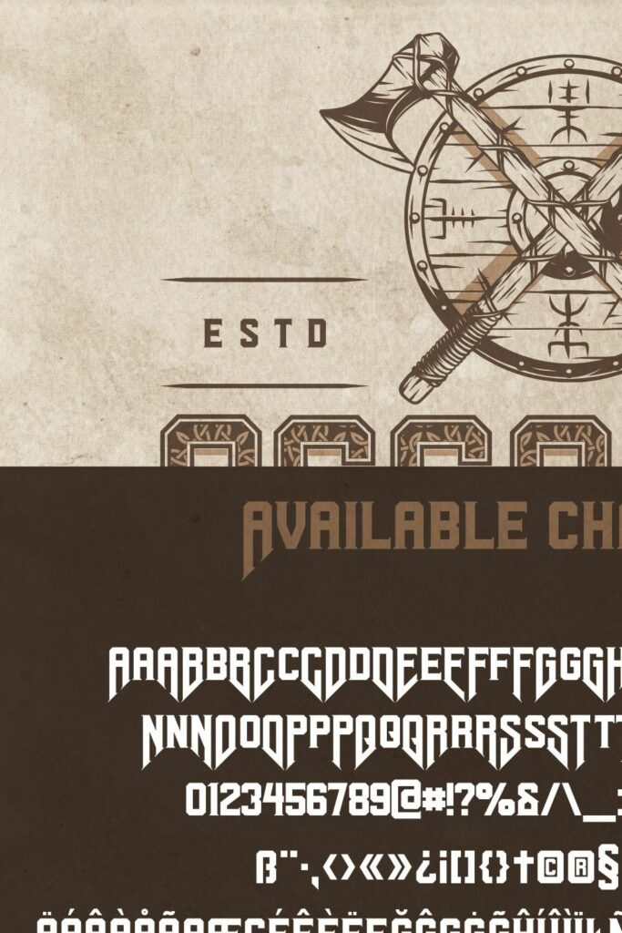 Asgaard layered label font – MasterBundles