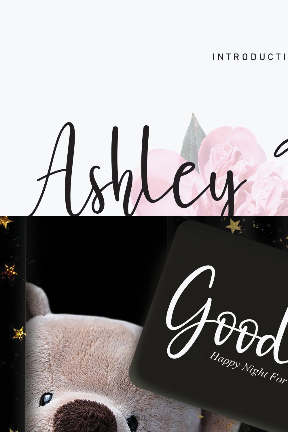 Ashley Felhan | Script font pinterest preview image.