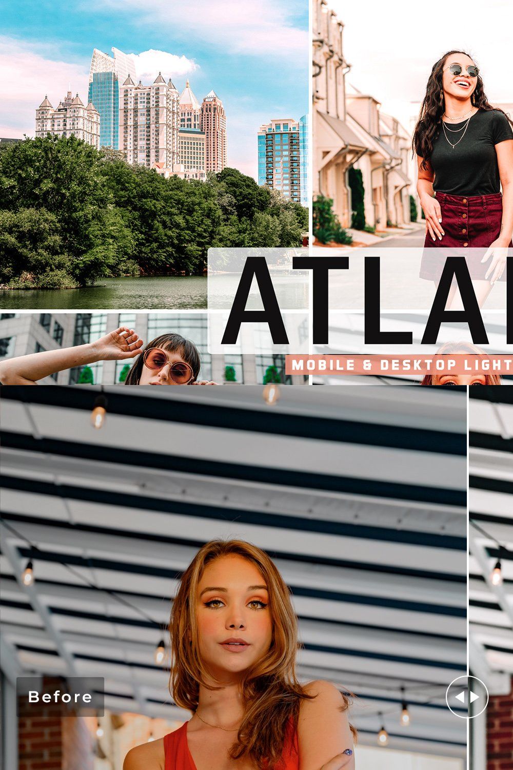 Atlanta Pro Lightroom Presets pinterest preview image.