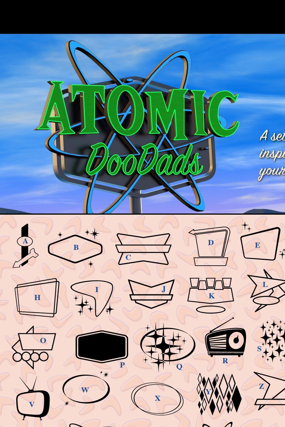 Atomic DooDads pinterest preview image.